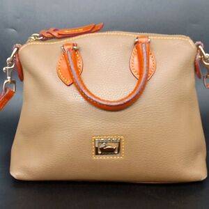Dooney and Burke pebble grain satchel Geena
